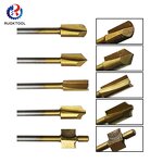 Router Bit Set Supplier - 10Pcs 3Mm Titanium Trimming Wood