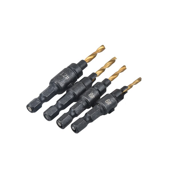 Wood Drill Bits Factory - 4pcs HSS Countersink Constructed