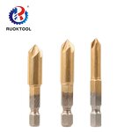 Countersink Drill Bit Set Manufacturer - 6pcs HSS 90 Degree Hex