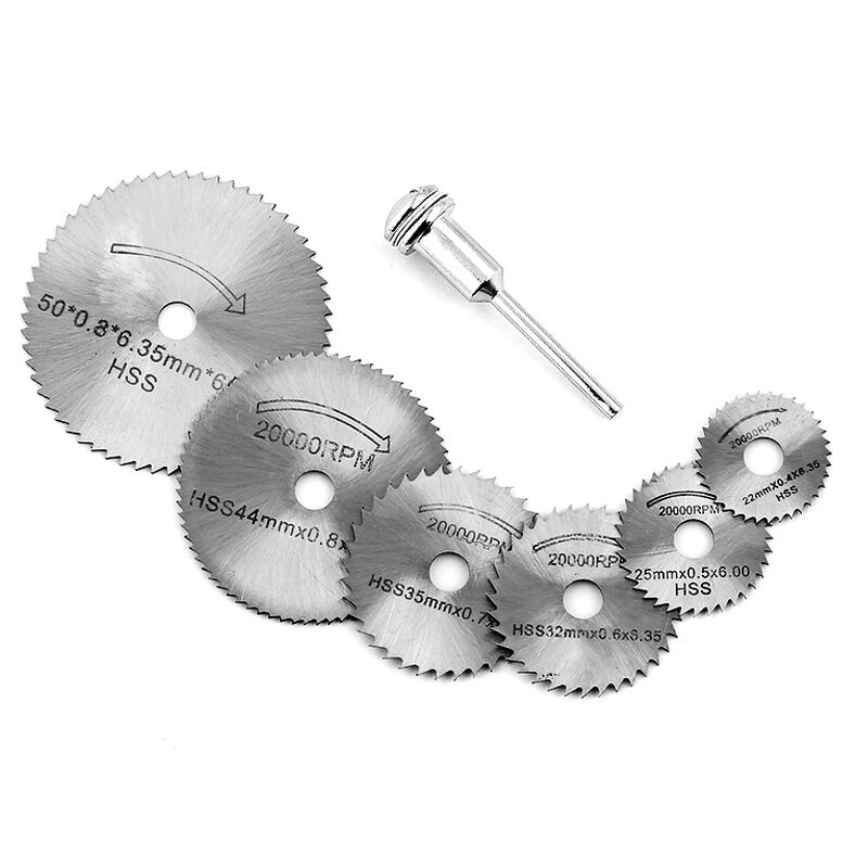 Saw Blade Factory - 6PCS Small Mini Circular HSS