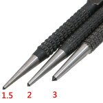 Center Punch Factory - 3 Pack 1.5-3mm Alloy Steel Marker