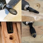 Rotary File Set Supplier - 10pcs 3mm Black Burr Drill Mix