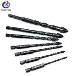 Alloy Drill Bit Manufacturer - Triangle Hex Spiral Dry Wet