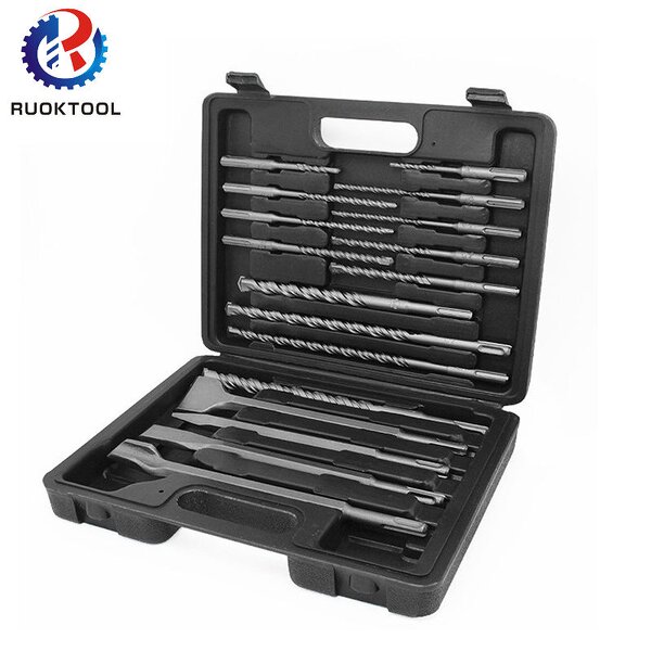 Hammer Drill Bit Set Supplier - 17pcs Sds Plus Rotary Hammer