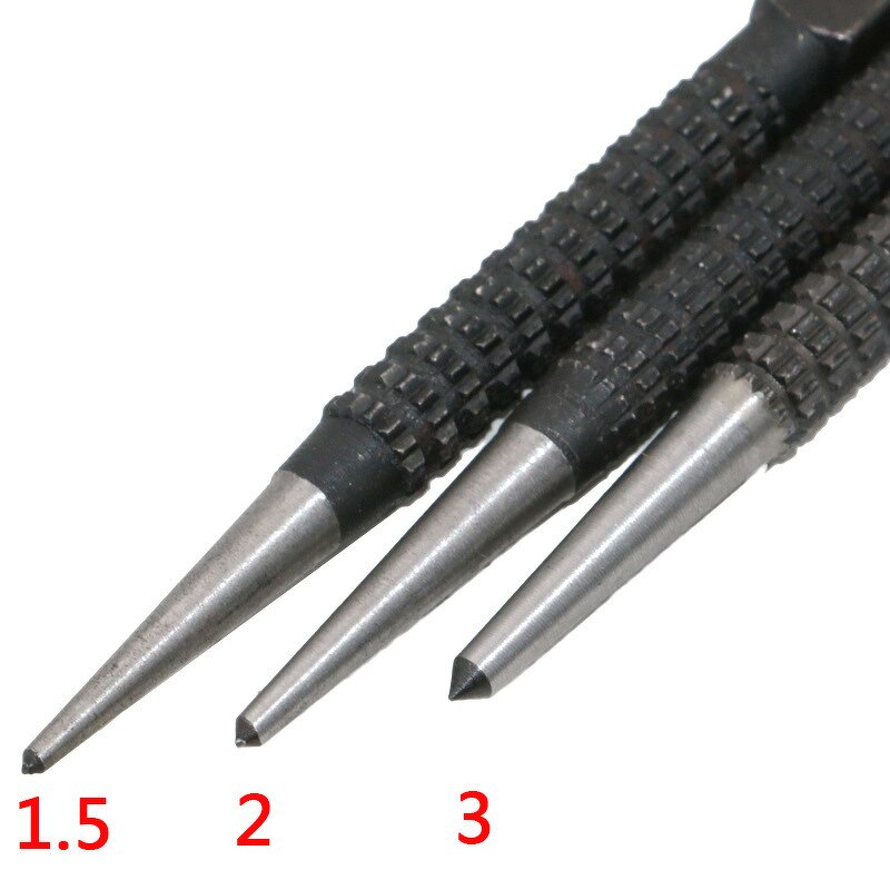 Center Punch Set Manufacturer - 3Pcs High-carbon Steel Non-Slip