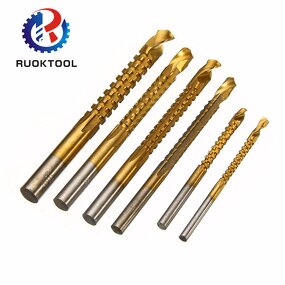 Saw Drill Bit Supplier - 6pcs HSS Titanium Coated Metal