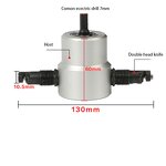 Sheet Metal Nibbler Manufacturer - Double Head Hole Saw Cutter