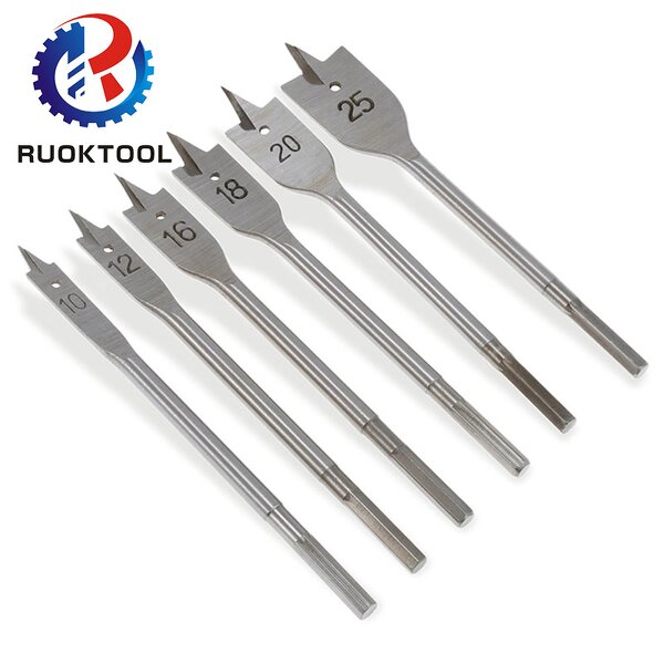 Spade Drill Bit Set Supplier - 5pcs Wood Metal Drilling Set