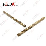 HSS Drill Bits Supplier - DIN338 Gold Cobalt 135 Degree