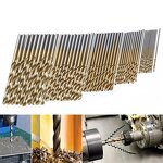 Drill Bit Set Manufacturer - 50PC HSS Titanium Coated Micro