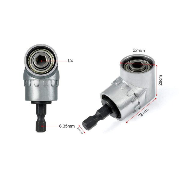 Right Angle Screwdriver Manufacturer - 105 Degree 1/4 Hex Shank