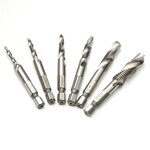 Thread Tap Set Manufacturer - 6pc HSS Hex Shank Spiral M3-M10