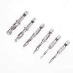 Thread Drill Bit Manufacturer - 6pcs HSS Composite Cobalt Flute