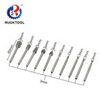 Carbide Burr Bits Manufacturer - 10PCS Tungsten Carbide Rotary