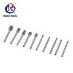 Rotary Burr Set Supplier - 10 Pcs 1/8 Inch Shank Carving