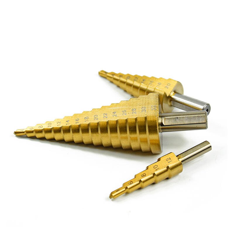 Step Drill Bit Set Supplier - 3PCS HSS Hex Shank Steel