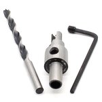 Pilot Drill Bits Set Factory - 2pc 3 Steps Chamfer Hinge