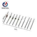 Router Bit Set Manufacturer - 10pc HSS Carbide Polishing Head