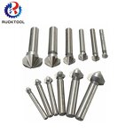Chamfer Cutter Set Manufacturer - 6pcs 3 Flute HSS End Mill