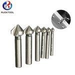 Chamfer Cutter Set Manufacturer - 6pcs 3 Flute HSS End Mill