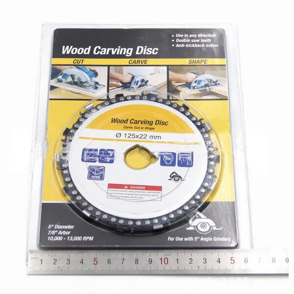 Wood Carving Disc Supplier - 5 Inch Chain Saw Fine Abrasive