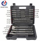 Hammer Drill Bit Set Manufacturer - 17Pcs Sds Plus Concrete Granite