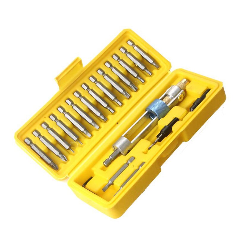 Screwdriver Bit Set Factory - 20pc Chrome-Vanadium Steel