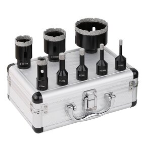 Diamond Hole Saw Set Supplier - 8pcs/Set 6-68mm M14 Vacuum