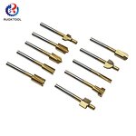 Router Bit Set Supplier - 10Pcs 3Mm Titanium Trimming Wood