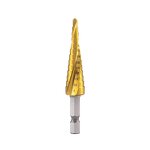 Step Drill Bit Manufacturer - Titanium Spiral Flute Cone
