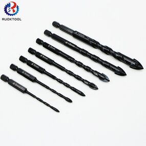 Tile Drill Bit Set Manufacturer - 3-12mm Cross Hex Glass Ceramic