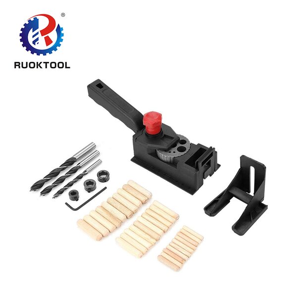 Wood Dowel Jig Supplier - 38Pcs Drilling Locator Guide Kit
