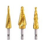 Step Drill Bit Manufacturer - Titanium Spiral Flute Cone