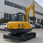 Mini Excavator Supplier - Factory 7T 6 Ton Compact Zero Tail Swing Quick Hitch