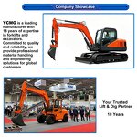 Crawler Excavator Manufacturer - 8Ton Yanmar Engine with Eaton Hydraulic Components