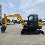 Mini Excavator Supplier - Factory 7T 6 Ton Compact Zero Tail Swing Quick Hitch