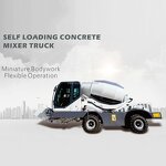 Mobile Concrete Mixer Truck Factory - 3.6m Self Loading with YUNNEI Engine 4x4 Drive