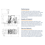 LPG Forklift Factory - Propane 2.5 Ton with Container Mast and Side Shifter