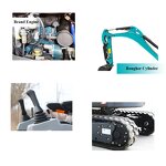 Mini Excavator Manufacturer - China Factory Strong Power 0.8-1Ton CE Approve