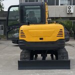 Mini Excavator Supplier - Factory 7T 6 Ton Compact Zero Tail Swing Quick Hitch