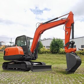 Mini Excavator Supplier - Factory 7T 6 Ton Compact Zero Tail Swing Quick Hitch