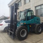 Rough Terrain Forklift Supplier - 4WD Off-road 5 Ton Diesel Engine 1200mm Fork