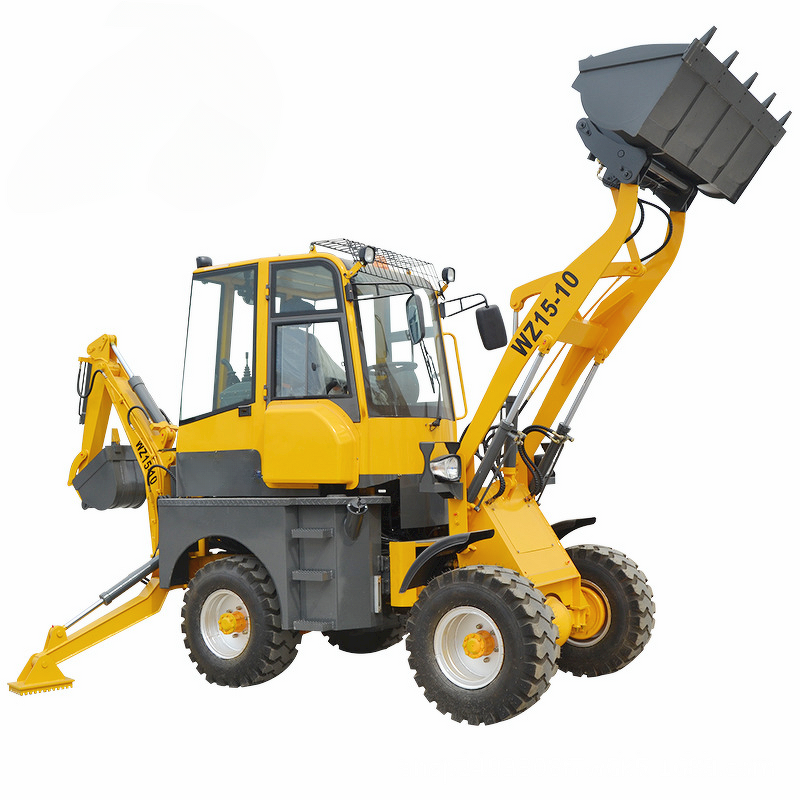 Wheeled Excavator Factory - New Multifunctional Automatic Two-Dig Loader for Garden