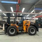 Rough Terrain Forklift Supplier - 4WD Off-road 5 Ton Diesel Engine 1200mm Fork