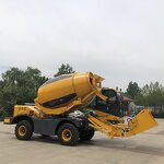 Concrete Mixing Truck Supplier - China Factory Supply Self Loading Bucket Mixer Car