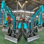 Mini Excavator Factory - 0.8 Ton Minibagger Small Hydraulic Crawler at Factory Price
