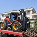 Rough Terrain Forklift Supplier - 4WD Off-road 5 Ton Diesel Engine 1200mm Fork