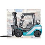 LPG Forklift Factory - Propane 2.5 Ton with Container Mast and Side Shifter