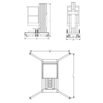 Lift Table Manufacturer - New Design Affordable Mobile Electric Aluminum Alloy