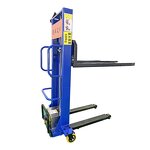 Portable Forklift Supplier - 500-1500kg Self Loading Manual Semi Electric Stacker